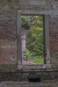 Ruins of the blue house