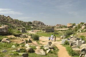 Ruins in Hampi, Karnataka, India