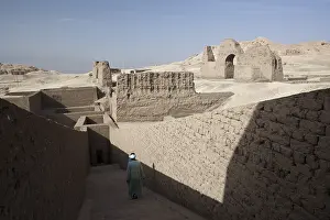 Ruins in the necropolis of Thebes, Luxor, Egypt