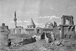 Ruins of the palace of the Seljuk sultans at Konia