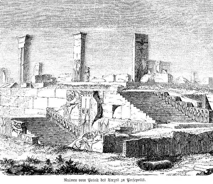 Ruins of the palace of Xerxes at Persepolis