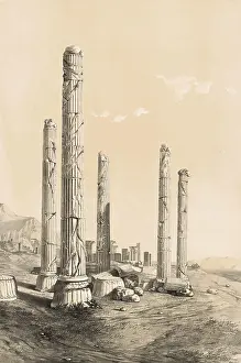 Ruins of Persepolis, Iran, authentic