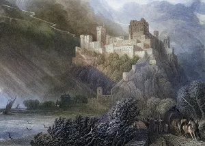 The ruins of Rheinfels, Germany