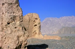 The ruins of Subashi Gucheng (Subashi Ancient City)