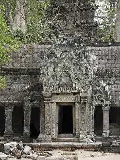 Ruins at Ta Prohm Temple, Siem Reap Province
