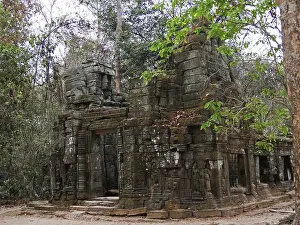 Ruins at Ta Prohm Temple, Siem Reap Province