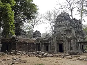 Ruins at Ta Prohm Temple, Siem Reap Province