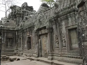 Ruins at Ta Prohm Temple, Siem Reap Province