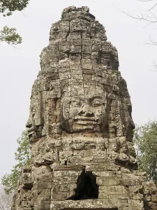 Ruins at Ta Prohm Temple, Siem Reap Province