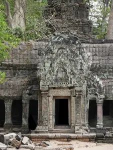 Ruins at Ta Prohm Temple, Siem Reap Province