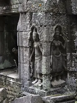 Ruins at Ta Prohm Temple, Siem Reap Province