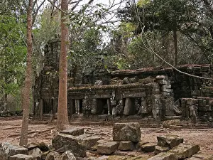 Ruins at Ta Prohm Temple, Siem Reap Province