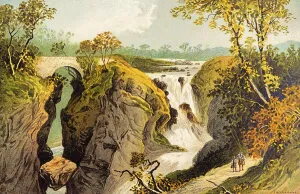 Rumbling Bridge, Falls of the Braan near Dunkeld