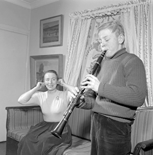 At Rune Lindstroem's home (1916-1973)