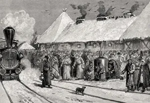 Russian invasion, railway station of ChișinAu