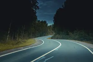 Russian roads in Karelia. Travel by road