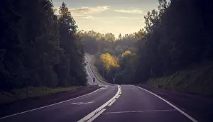 Russian roads in Karelia. Travel by road