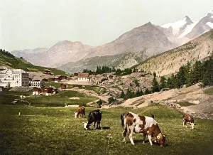 Saas Fee, Landschaft, Wallis, Alpen
