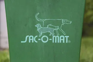 SAC-O-MAT dog toilet, SGFK polyester container for waste bags