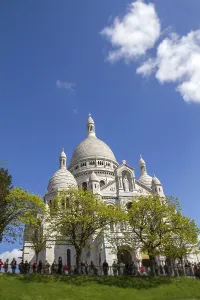 The Sacre Coeur Basilica in Paris, France