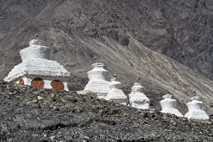 Sacred stupas in Ladakh, northern India
