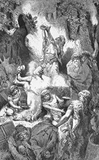 Sacrifice of the Prussians in sacred groves