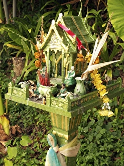 Sacrificial altar for devout islanders on the island of Phuket