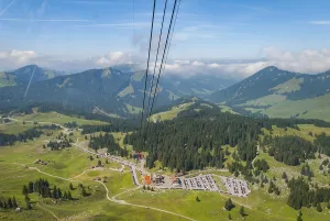 Saentis cable car, Schwaegalp, Switzerland, Europe