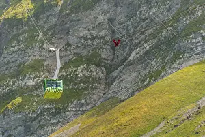 Saentis cable car, Schwaegalp, Switzerland, Europe