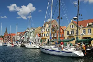 Category Scandinavia Prints: Sail boats in Sonderburg harbour