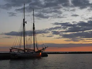 Sailboat in the sunset