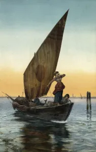Sailing Boat Entering Grand Canal