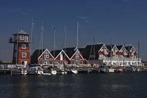 Sailing boats in harbour, Bagenkop