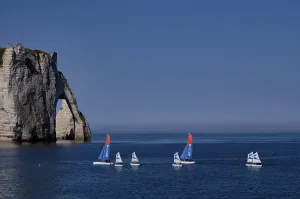 Sailing school, sailing boats, optimists