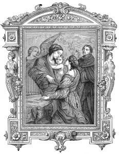 Saint Cecilia, the patroness of musicians