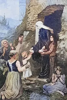 Saint Elizabeth of Thuringia, also known as Elizabeth of Hungary
