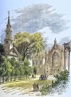 Saint Mark's Church in-the-Bowery New York in the 1870s