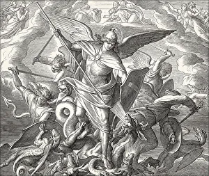 Saint Michael Fighting the Dragon