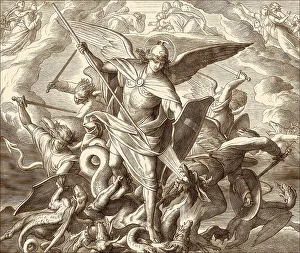 Saint Michael Fighting the Dragon