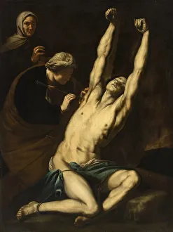 Saint Sebastian being tended by Saint Irene