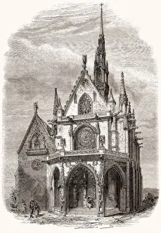 The Sainte-Chapelle of the Castle of Bourbon-Archambault