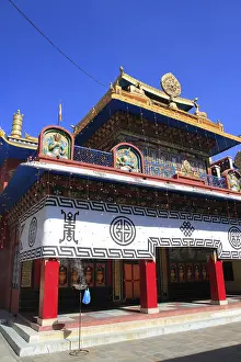 Sakya tharing monastery near Boudhanath in Kathmandu