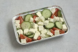 Category Historic EN Prints: Salad, Slices of Cucumber, Tomatoes