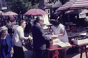 Saleswoman, Eggs, Viktualienmarkt