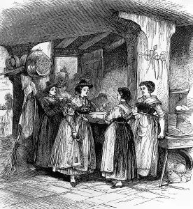 Salting of a soup, farmer's wedding in Lenggries