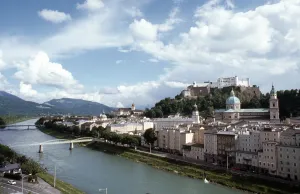 Salzburg, view from the Kapuzinerberg