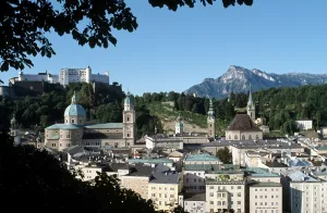Salzburg, view from the Kapuzinerberg