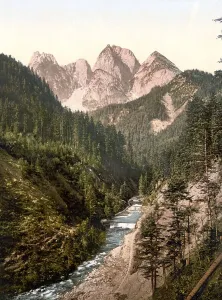 Salzkammergut, Landschaft am Gosaubach