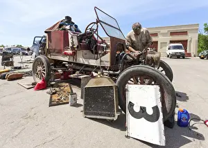 SAMARA, RUSSIA - JUNE 16: Rally of retro-cars Peking-Paris 2013