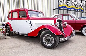 Samara, Russia - May 19, 2018: Vintage German automobile Wanderer W22 at the city street